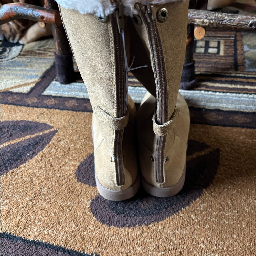 Universal Thread Suede Tan Fold Down Winter Boots… - image 5
